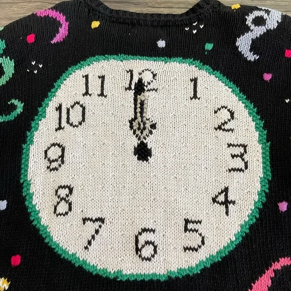 Vintage Hand Knit NYE Sweater - Picture 7 of 7